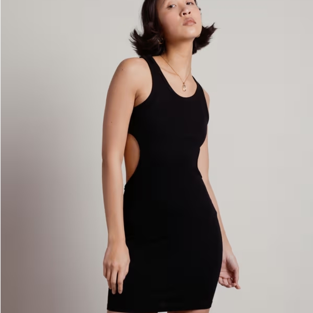 Vintage American Apparel Black Cutout Backless MiniDress